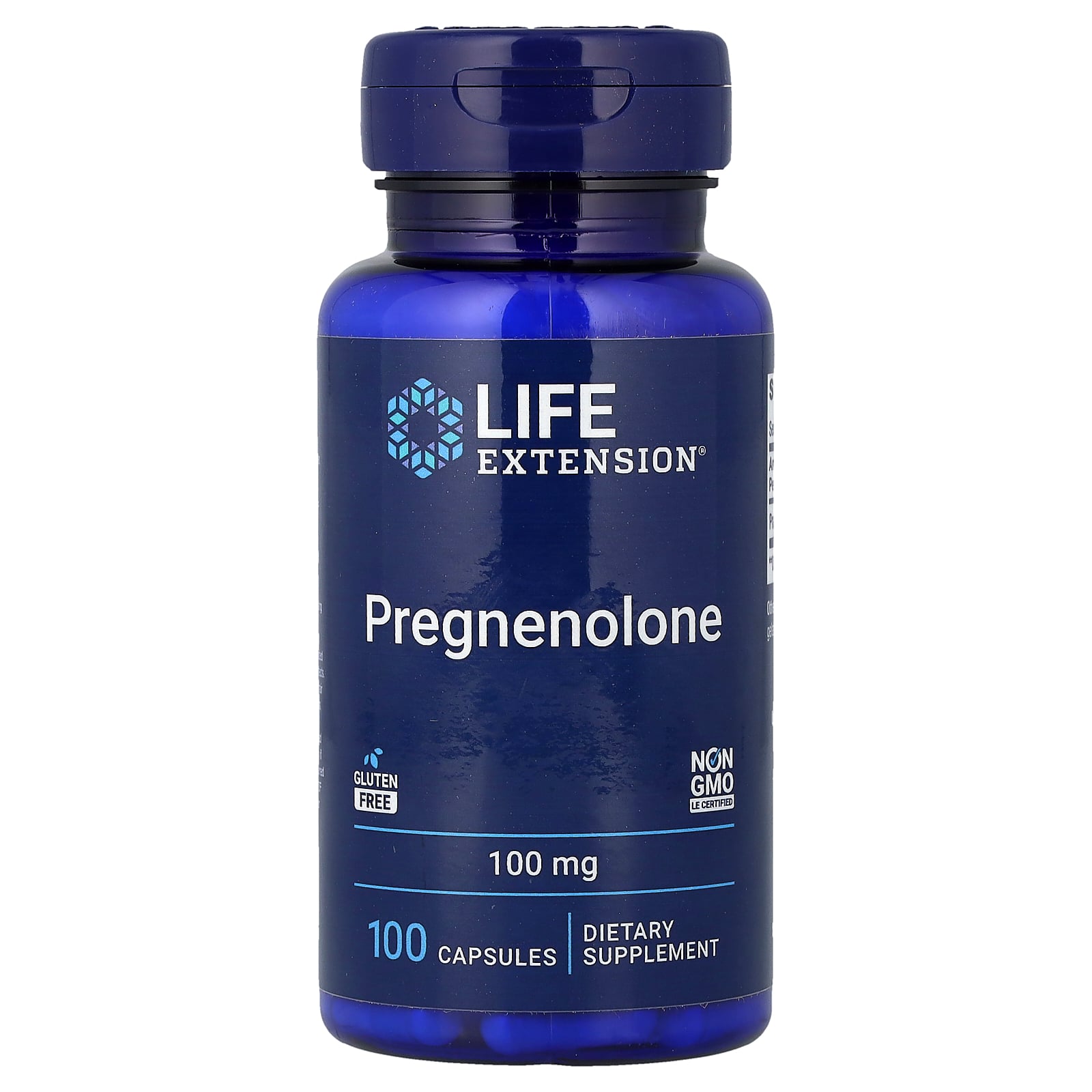 Прегненолон, Life Extension Pregnenolone, 100 мг, 100 капсул