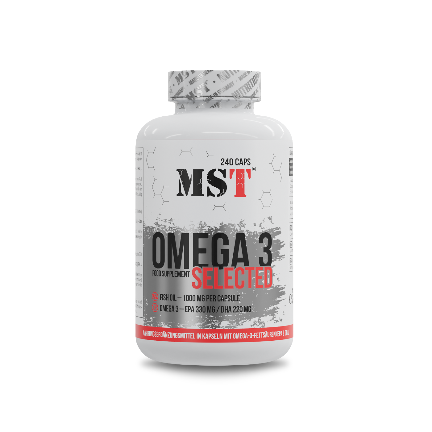 Омега-3, MST Omega 3 Selected, 240 капсул