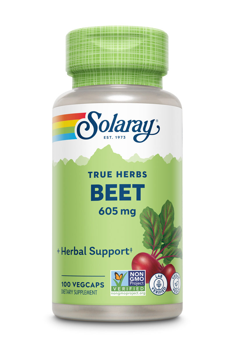 Буряковий корінь, Solaray Beet Root, 605 мг, 100 капсул