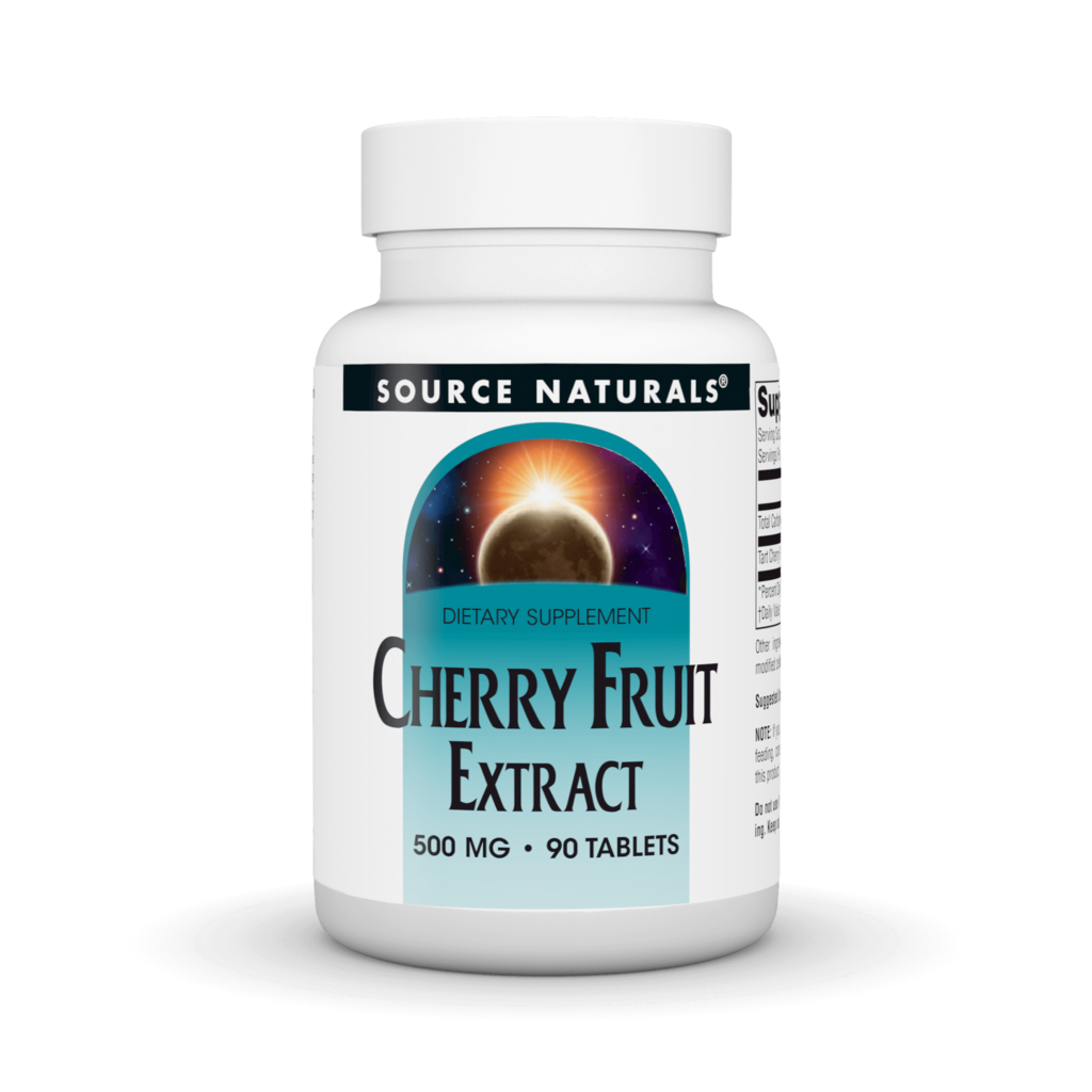 Екстракт вишні, Source Naturals Cherry Fruit Extract, 500 мг, 90 таблеток