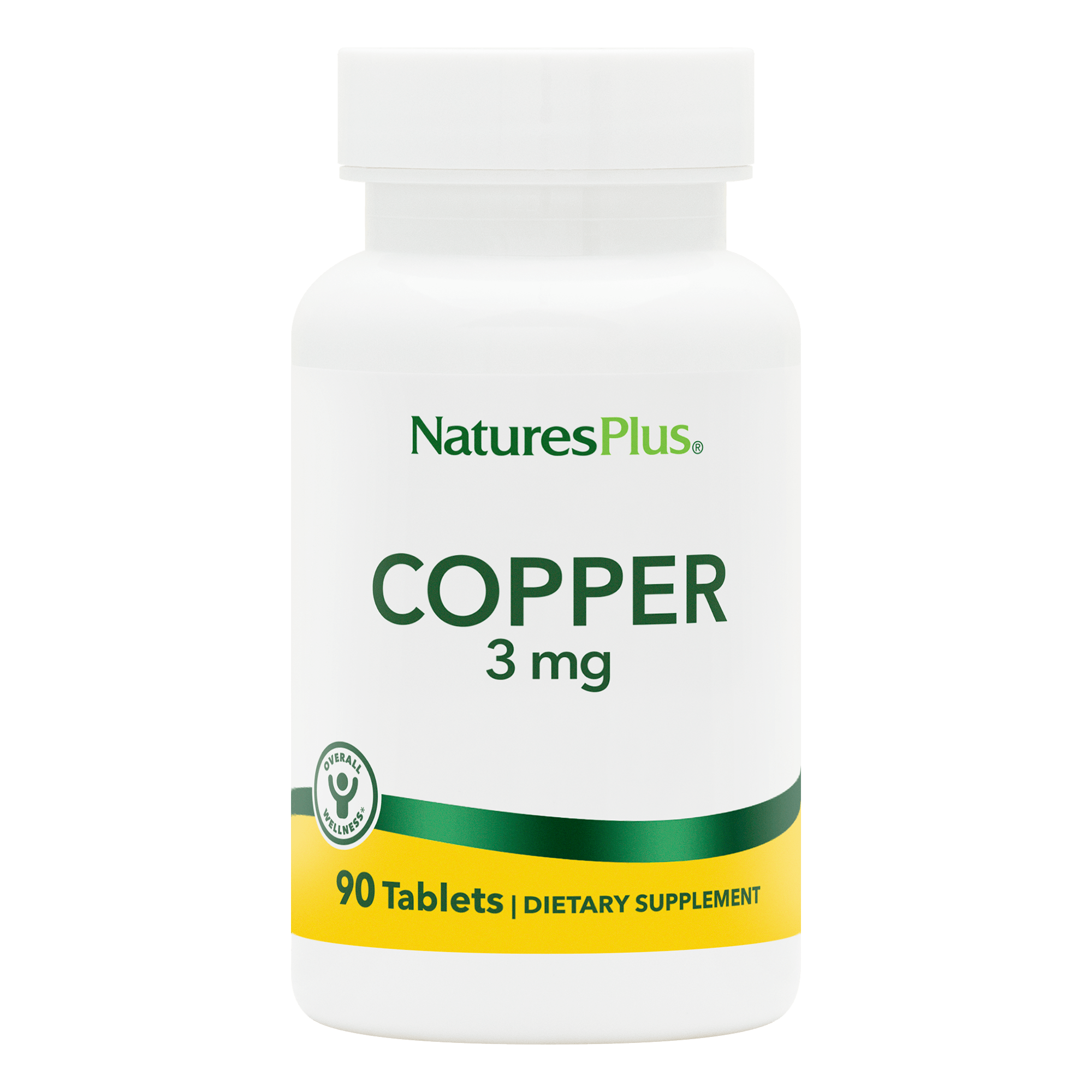 Мідь, Natures Plus Copper, 3 мг, 90 таблеток