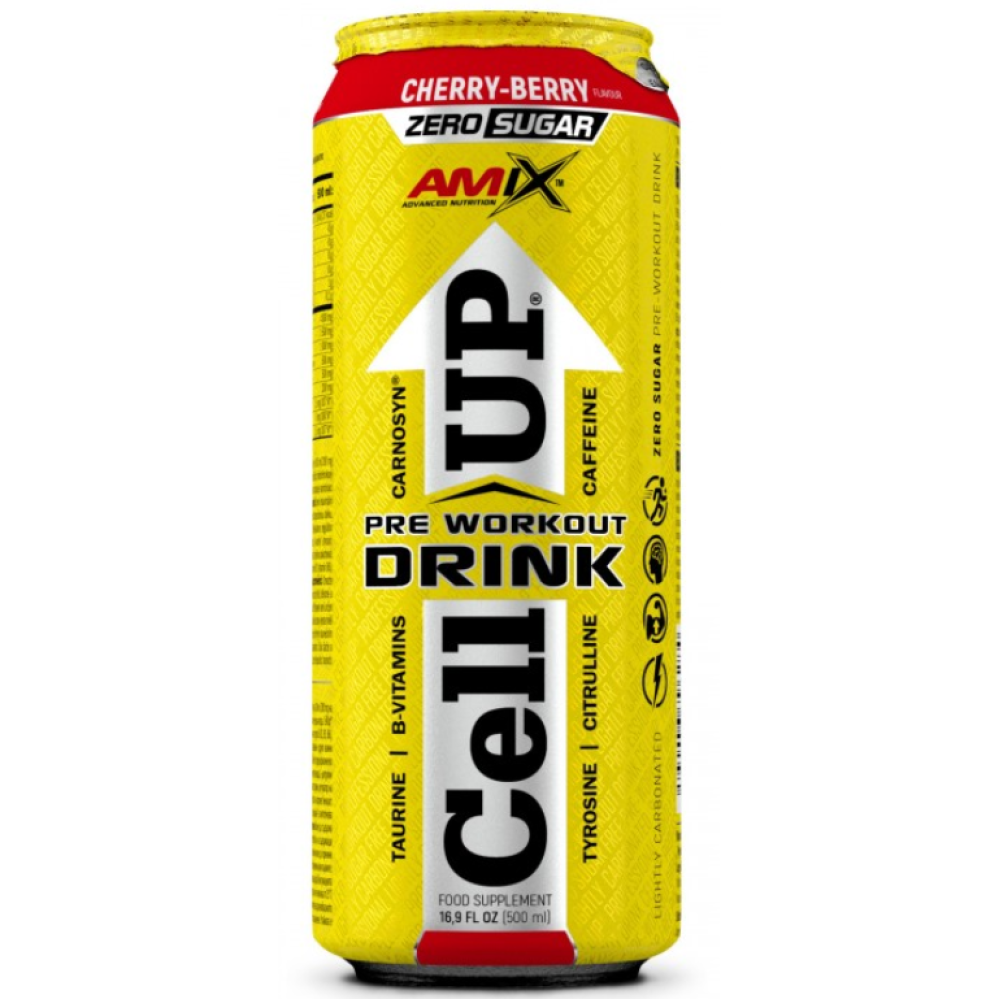 Передтренувальний комплекс, Amix CellUP Pre Workout, 500 мл (Вишня, Ягоди)