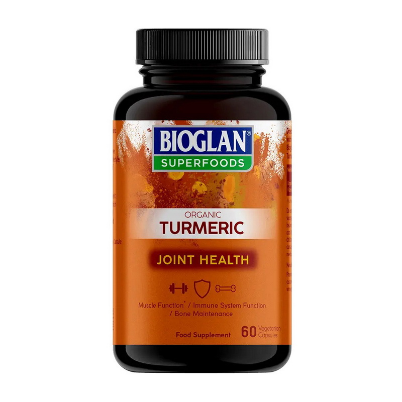 Куркума органічна, Bioglan Organic Turmeric, 60 вегетаріанських капсул