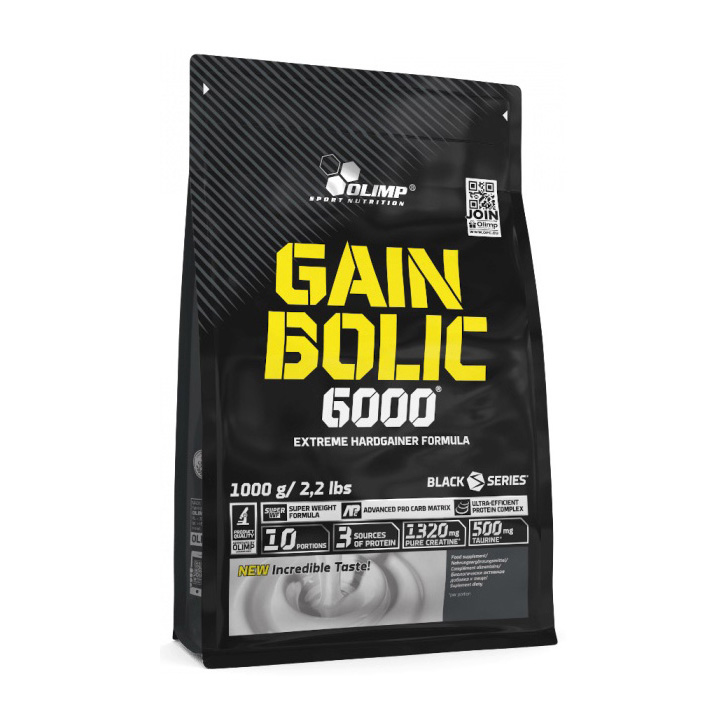 Гейнер для набору маси, Olimp Nutrition Gain Bolic, 1 кг (Шоколад)