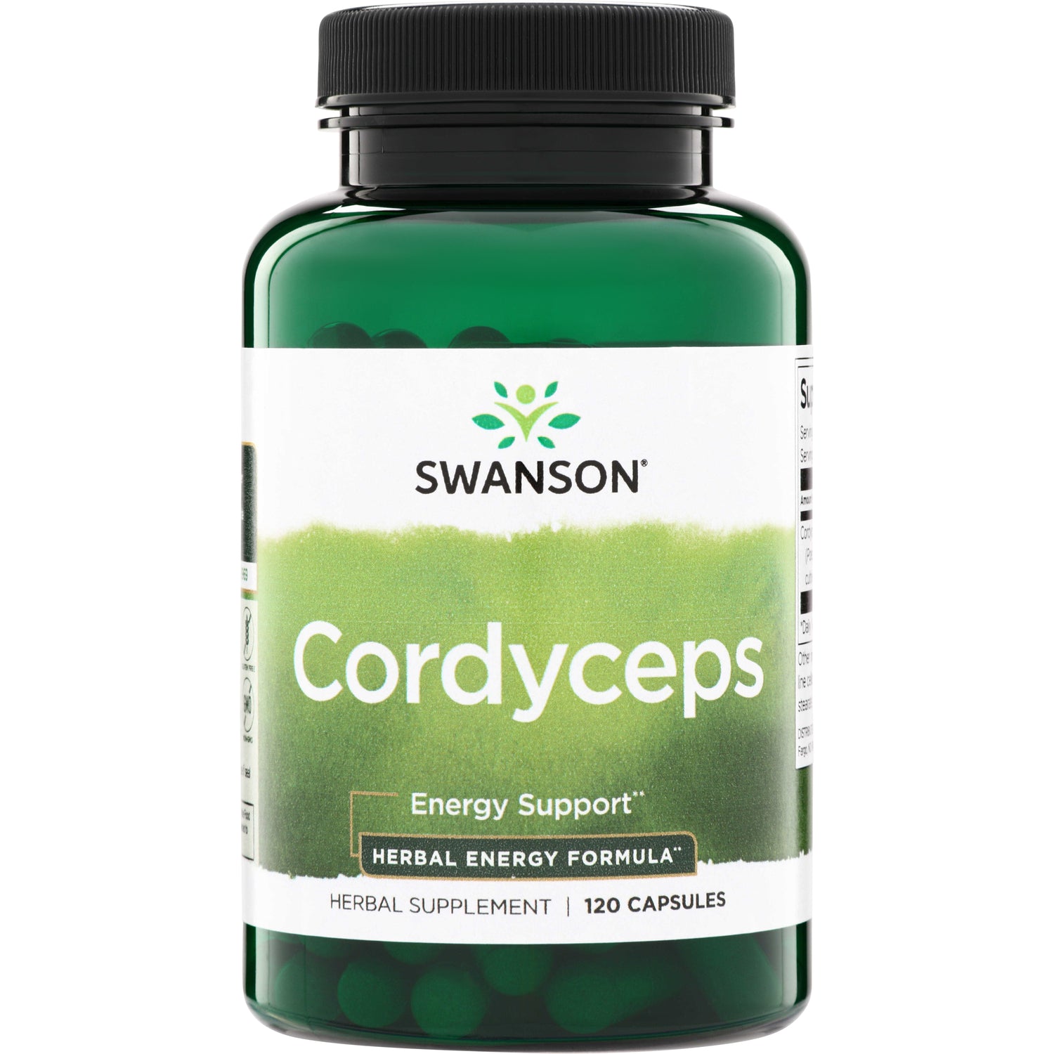Кордицепс, Swanson Cordyceps, 600 мг, 120 капсул