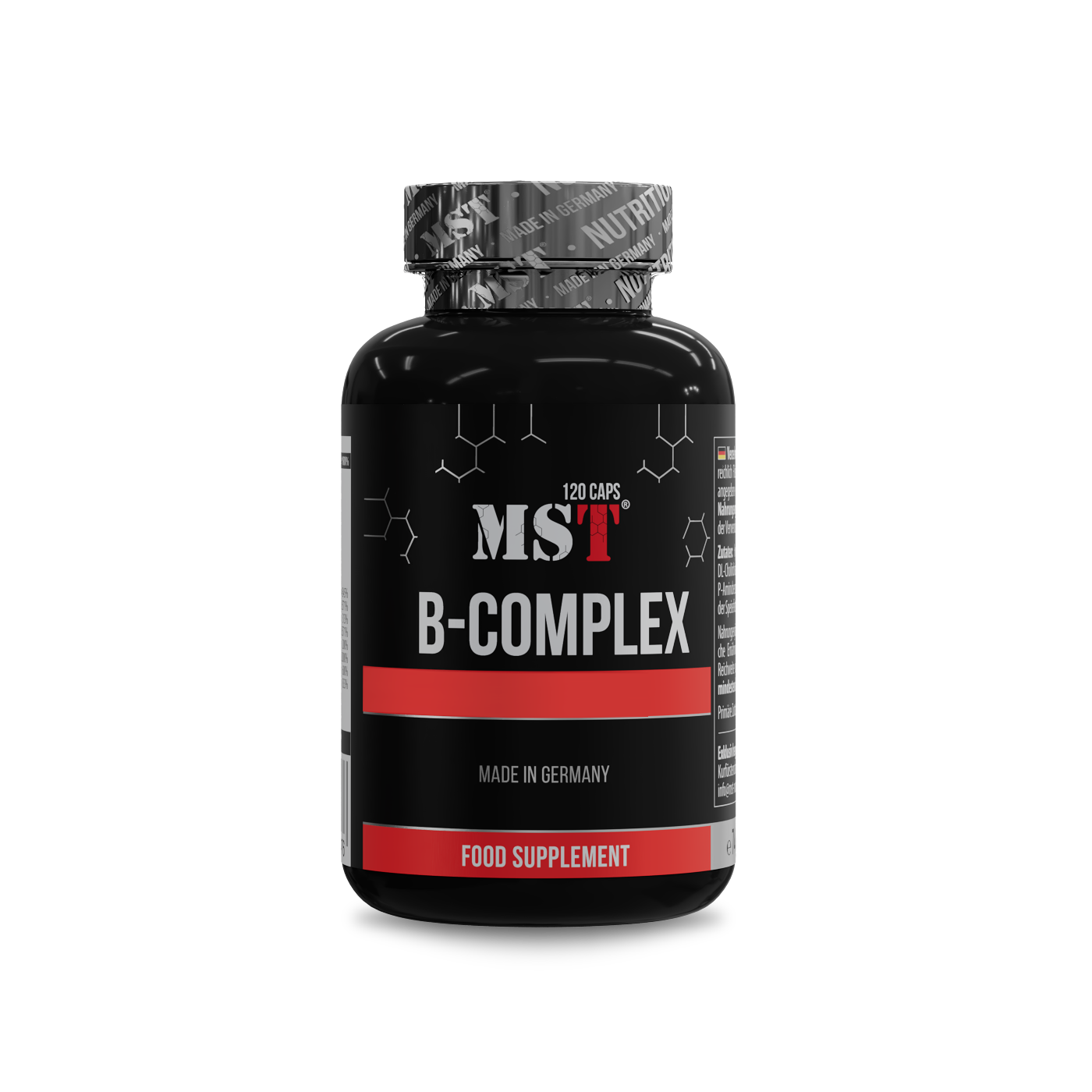 Вітаміни групи B, MST B-Complex, 120 капсул