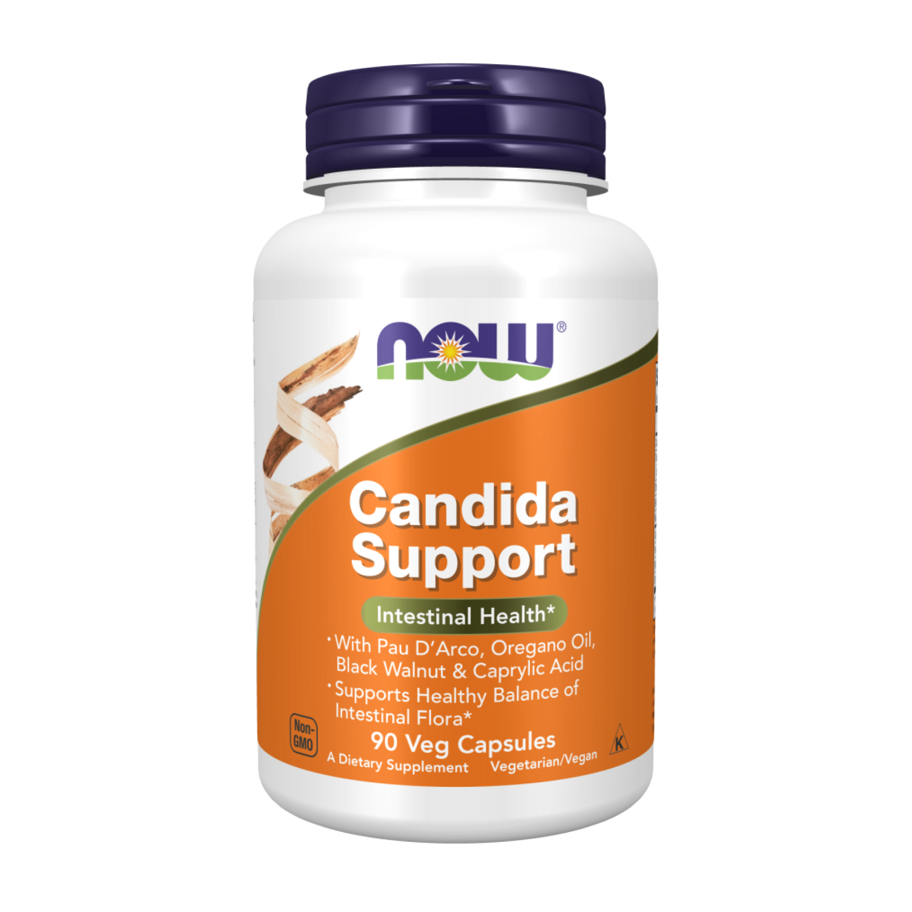Комплекс для підтримки мікрофлори, Now Foods Candida Support, 90 вегетаріанських капсул