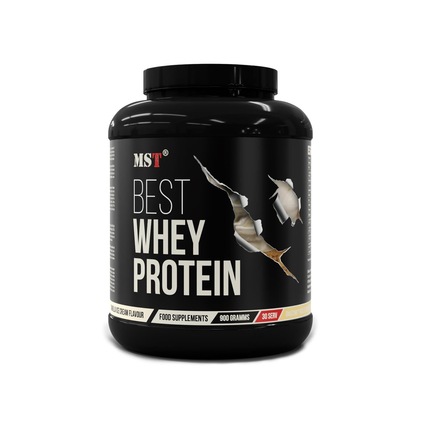MST Best Whey Protein + Enzyme (900 g, vanilla ice cream)