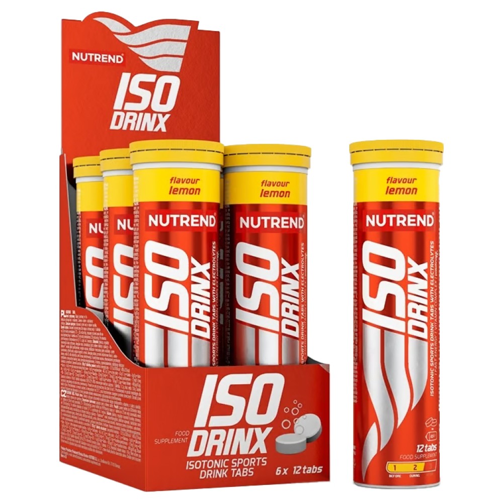 Ізотонічний напій, Nutrend Isodrinx Tabs, 12 таблеток (Апельсин)