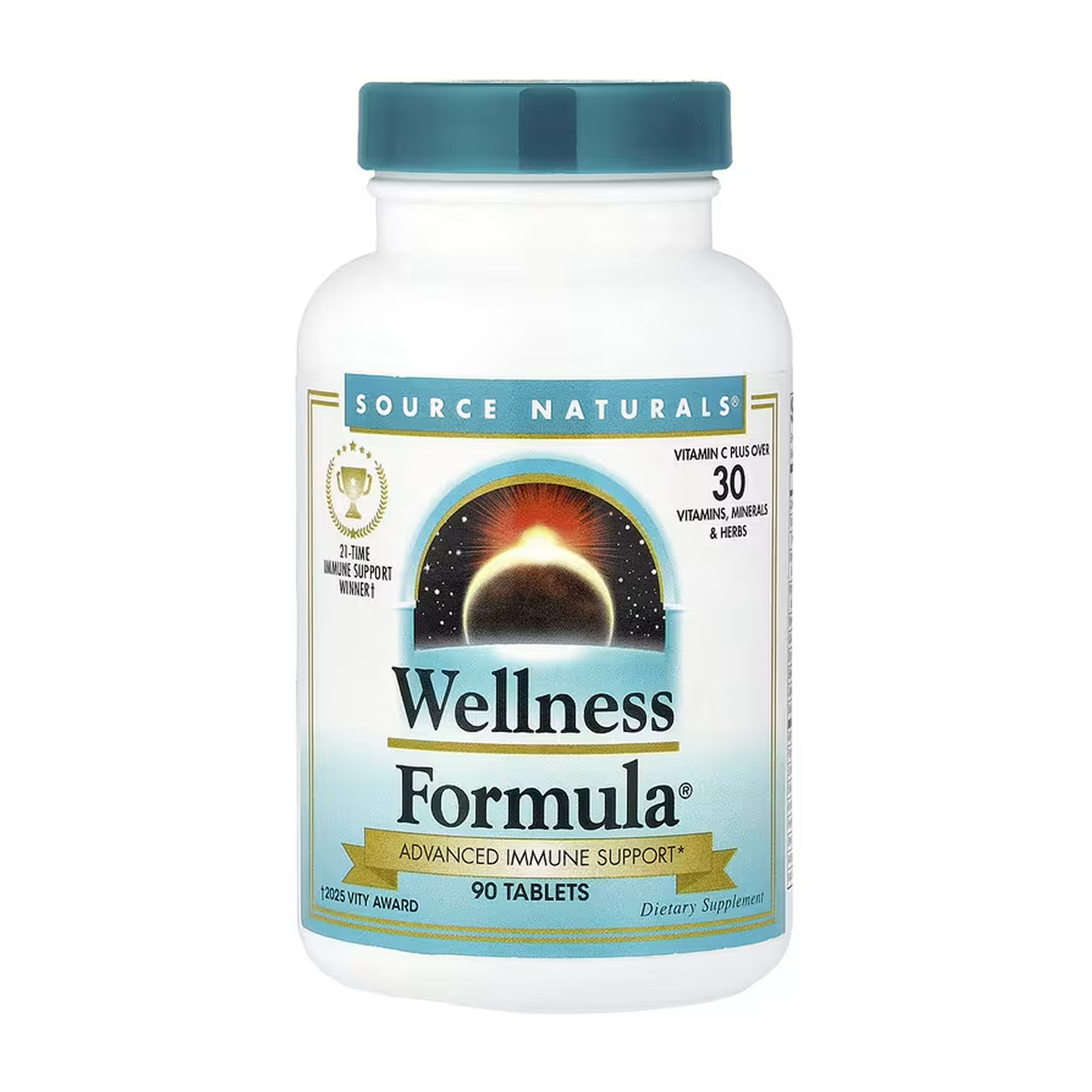 Рослинний імунний комплекс, Source Naturals Wellness Formula, 90 таблеток