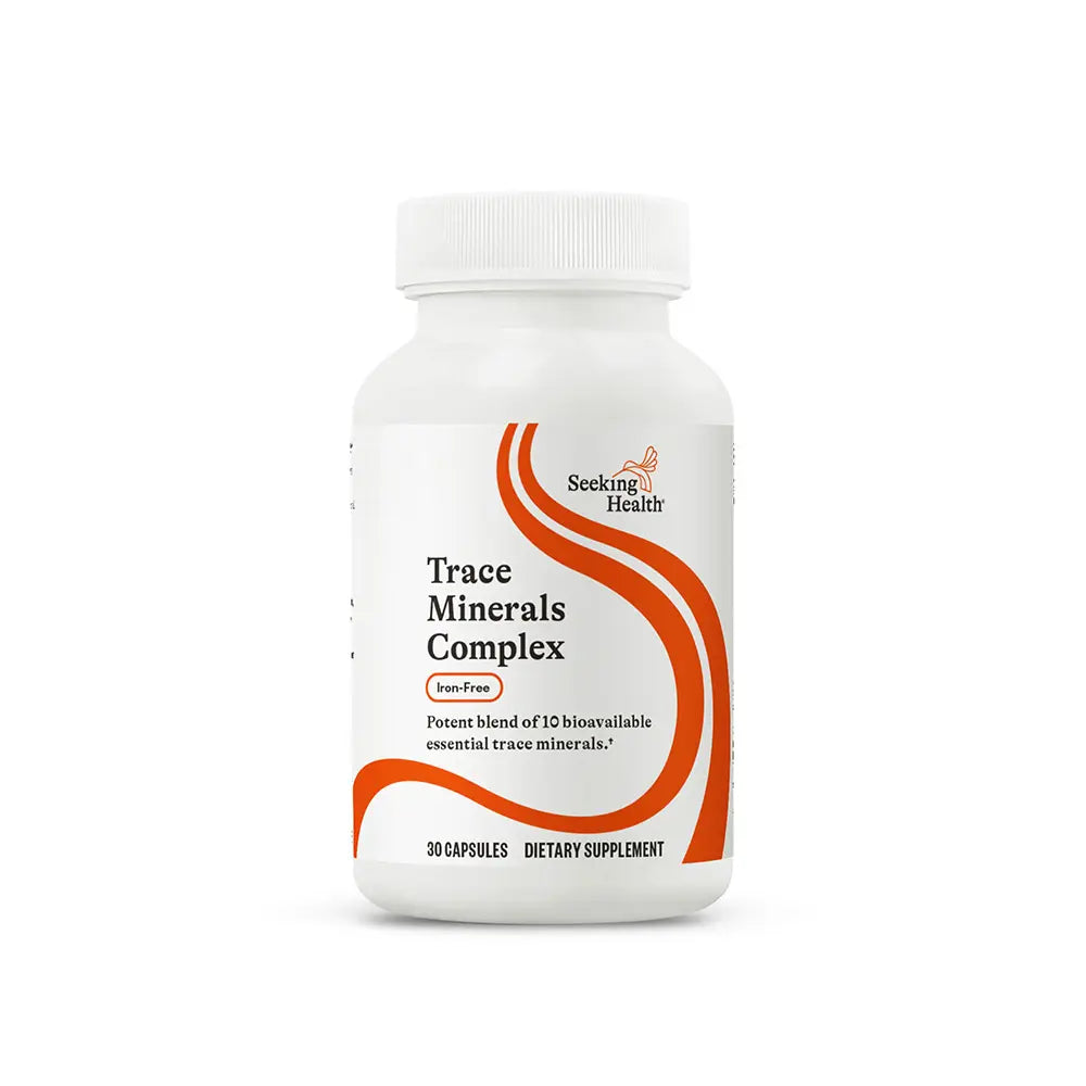 Комплекс мікроелементів без заліза, Trace Complex, Iron Free, Seeking Health, 30 вегетаріанських капсул