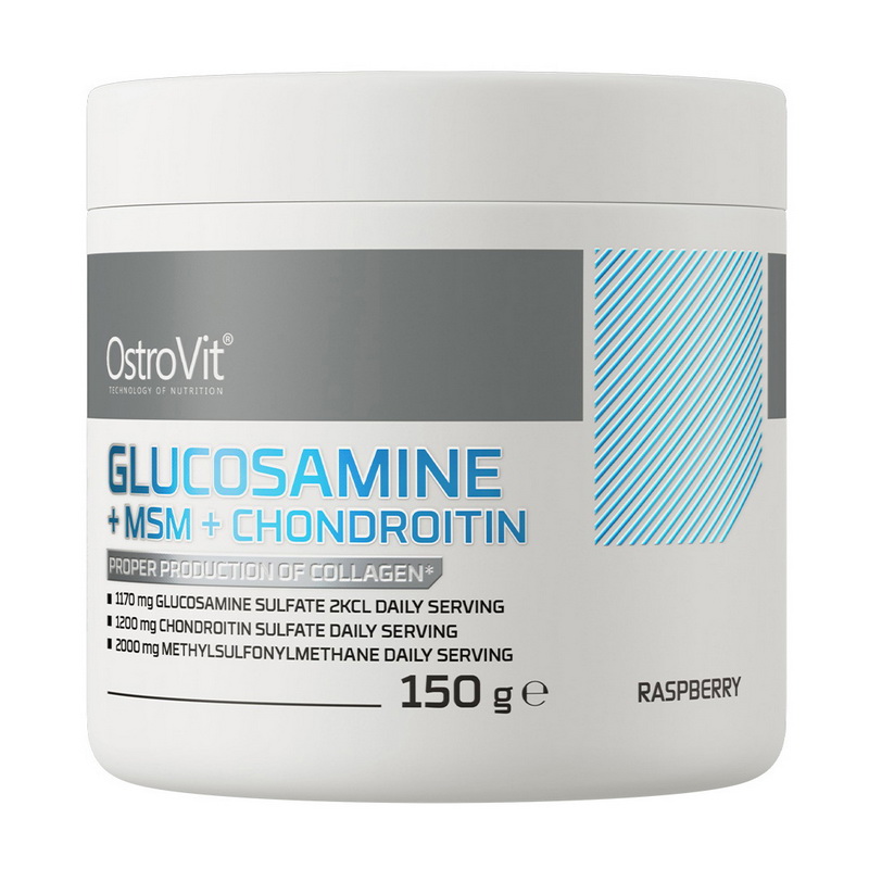 OstroVit Glucosamine MSM Chondroitin (150 g, raspberry)