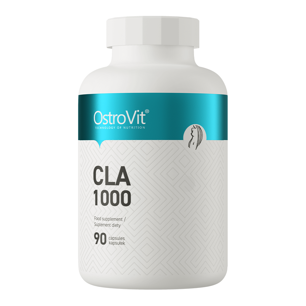 CLA (кон'югована лінолева кислота), OstroVit CLA 1000, 1000 мг, 90 капсул