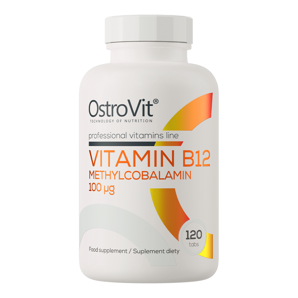 Вітамін B12 метилкобаламін, OstroVit Vitamin B-12 methylcobalamin, 120 таблеток