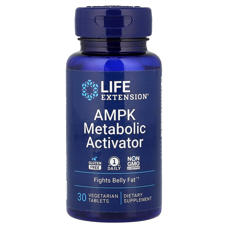 Активатор метаболізму AMPK, Life Extension AMPK Metabolic Activator, 30 таблеток