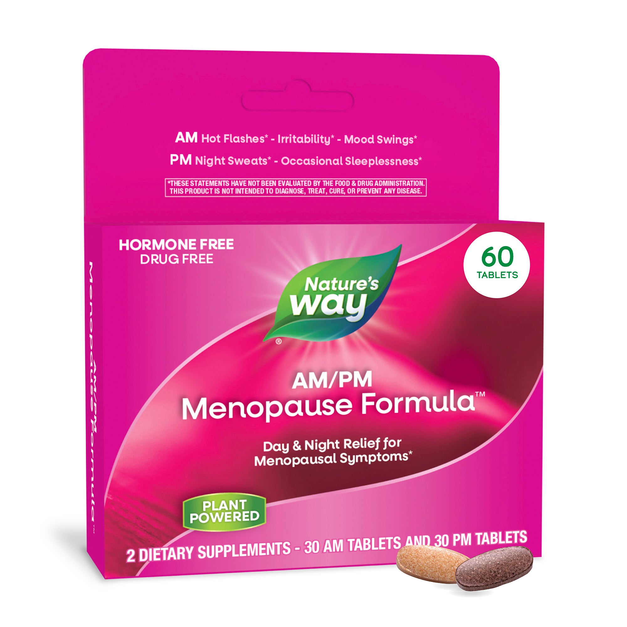 Комплекс для підтримки при менопаузі, Nature's Way AM/PM Menopause Formula, 60 таблеток