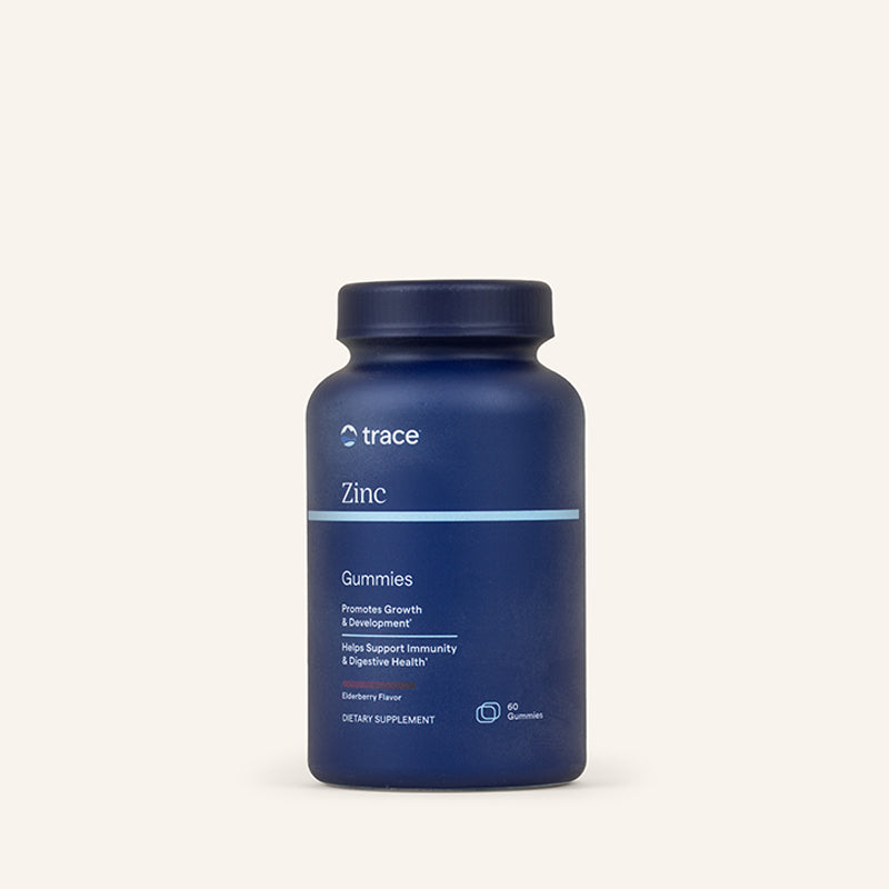 Цинк для імунітету, Trace Minerals Research Zinc Gummies, 30 мг, 60 жувальних цукерок (Бузина)