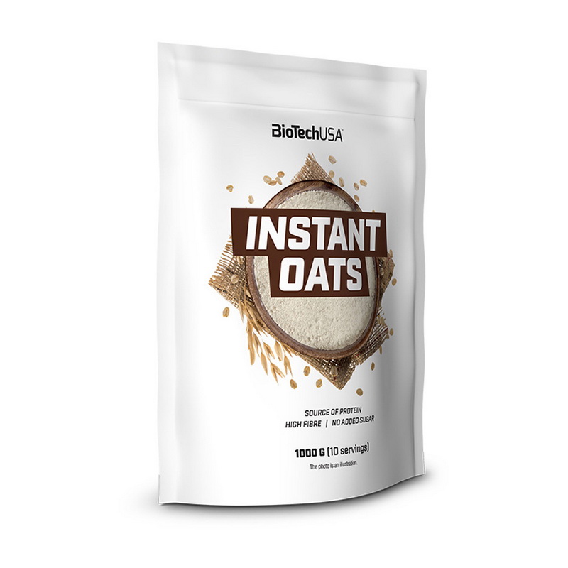 Вівсянка швидкого приготування, BioTech Instant Oats, 1 кг (Печиво з кремом)