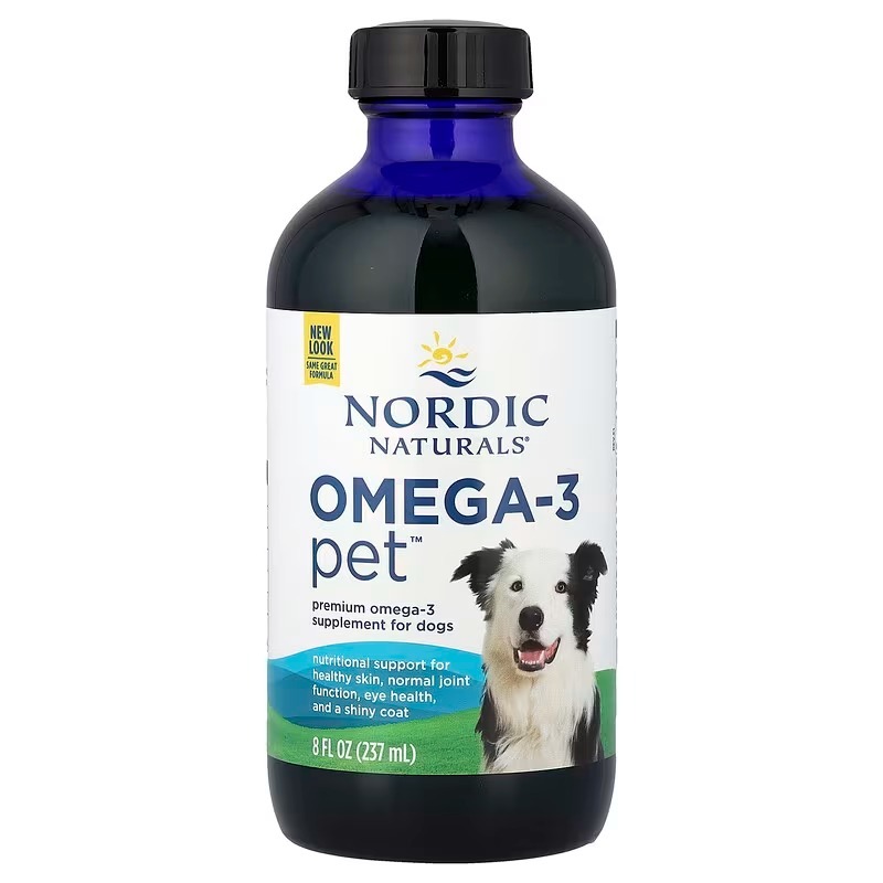 Омега-3 для собак, Omega-3 Pet, Nordic Naturals, сприяє здоров'ю серця, шкіри, вовни та імунітету, 237 мл.