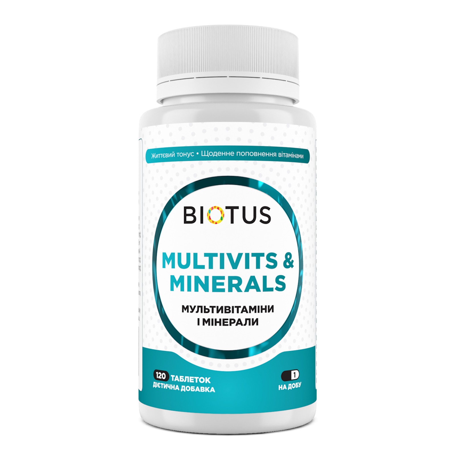 Мультивітаміни та мінерали, Biotus Multivits & Minerals, 120 таблеток