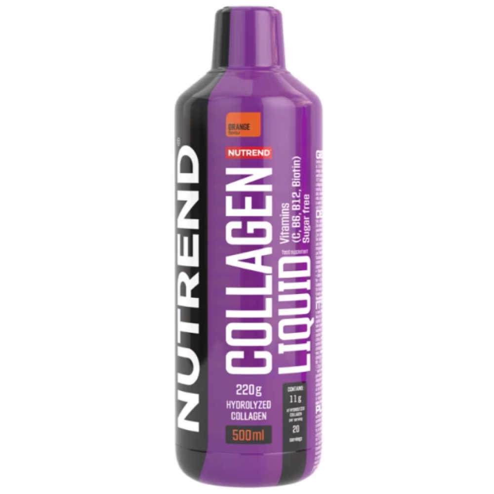 Колаген у рідкій формі, Nutrend Collagen Liquid, 500 мл (Апельсин)