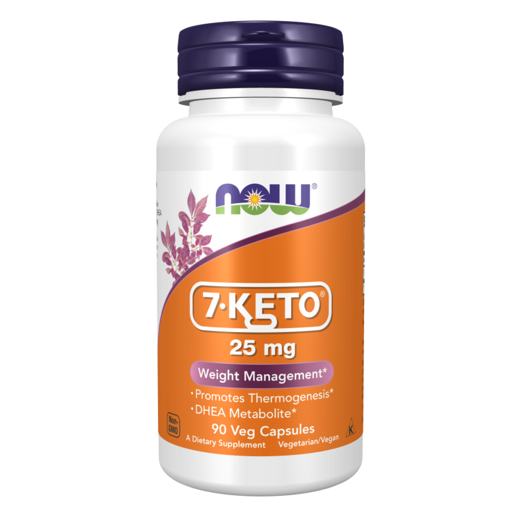 7-кето дегідроепіандростерон, Now Foods 7-KETO, 25 мг, 90 вегетаріанських капсул
