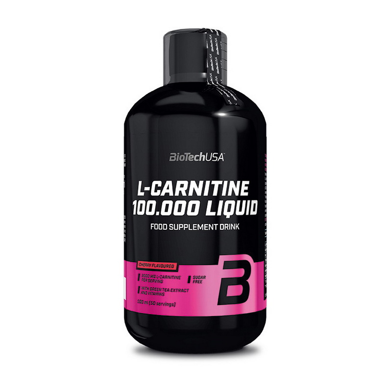 L-карнітин, BioTech L-Carnitine 100 000, 500 мл (Яблуко)