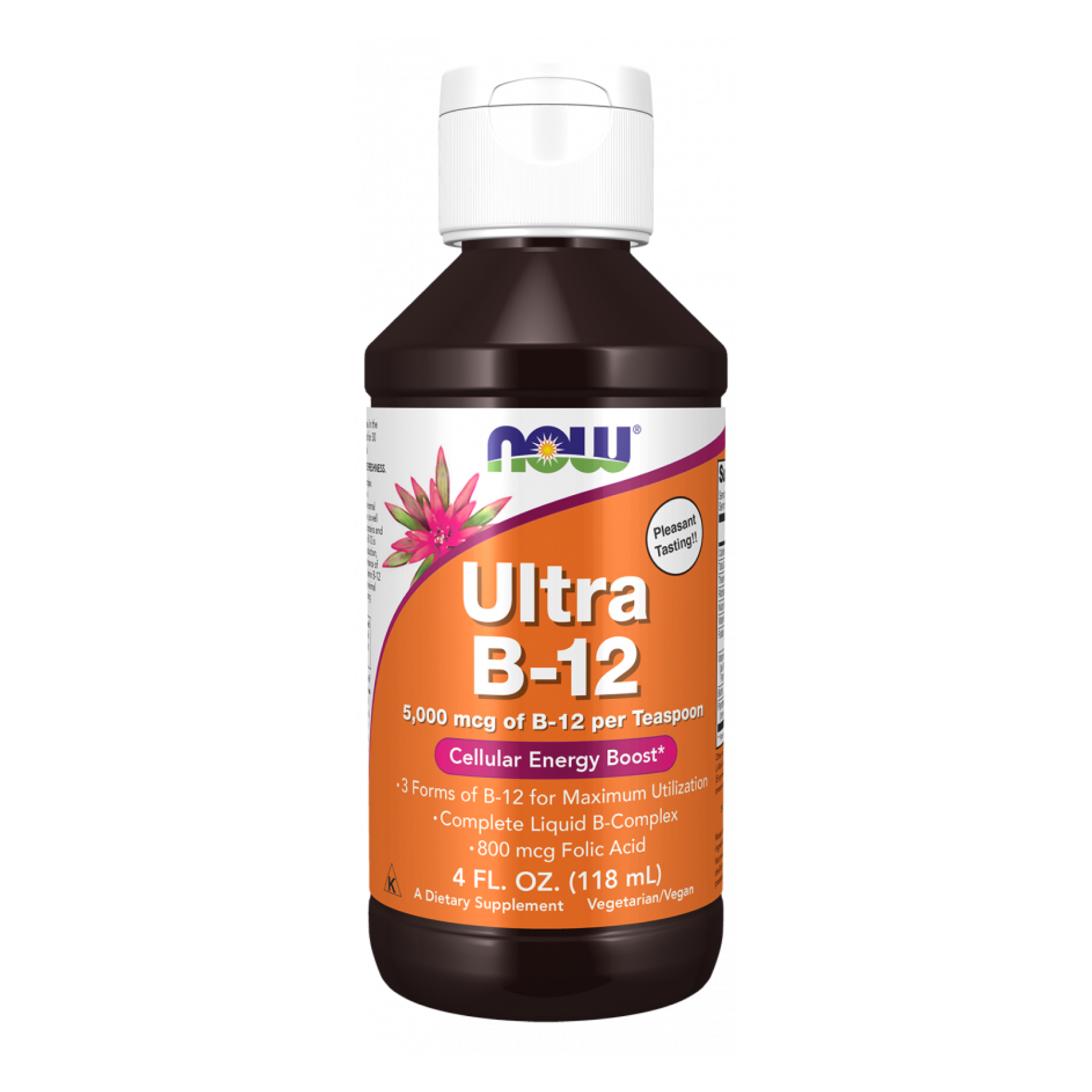 Вітамін B-12, Now Foods Ultra B-12, 118 мл