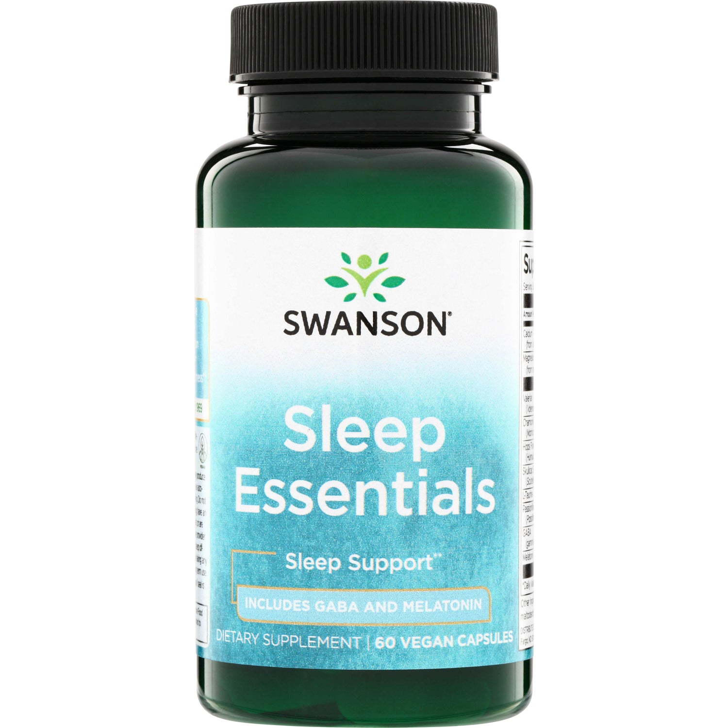 Комплекс для покращення сну, Swanson Sleep Essentials, 60 вегетаріанських капсул