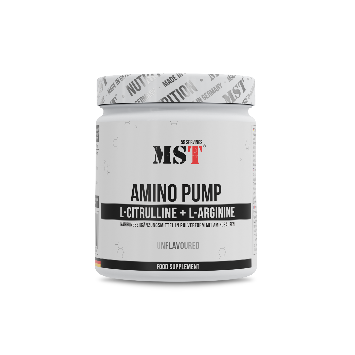 Передтренувальний комплекс, MST Amino Pump, 500 г (Без смаку)