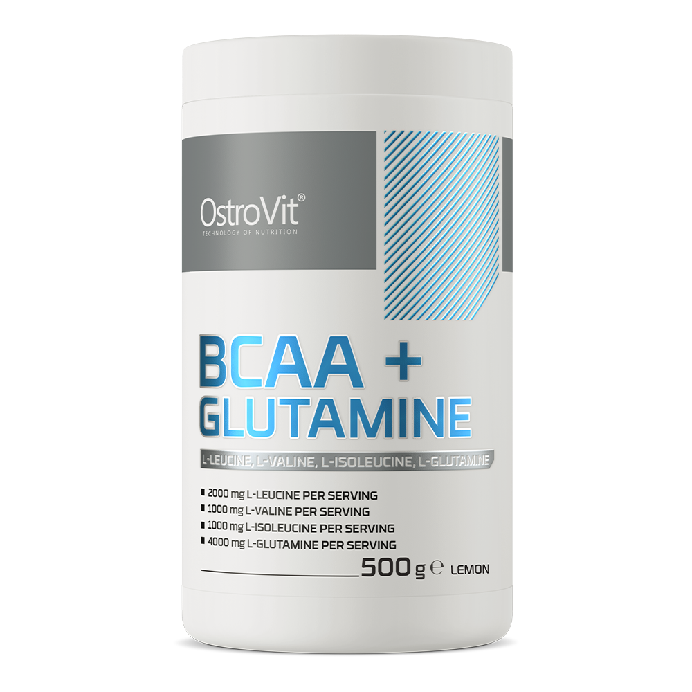 OstroVit BCAA+Glutamine (500 g, lemon)