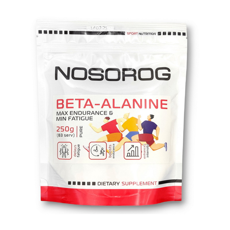 Бета-аланін, NOSOROG Beta Alanine, 250 г