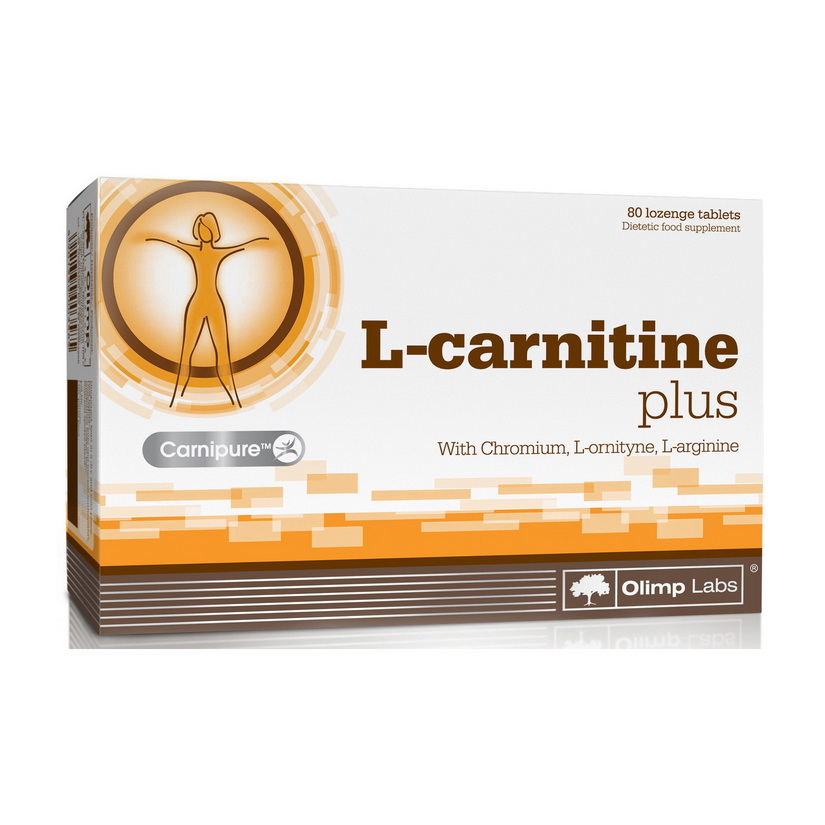 Л-карнітин для жироспалювання, Olimp Nutrition L-Karnityna Plus, 80 таблеток