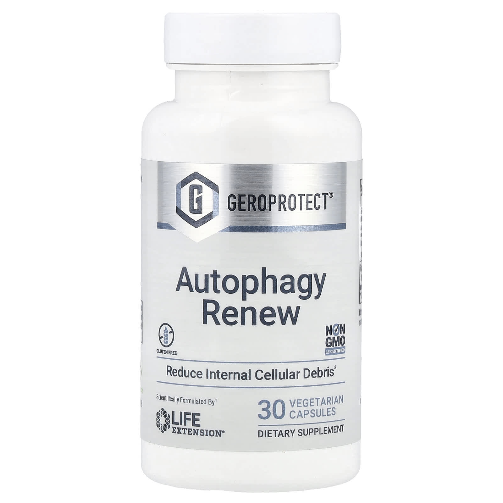 Комплекс для підтримки аутофагії, Life Extension GeroProtect Autophagy Renew, 30 вегетаріанських капсул