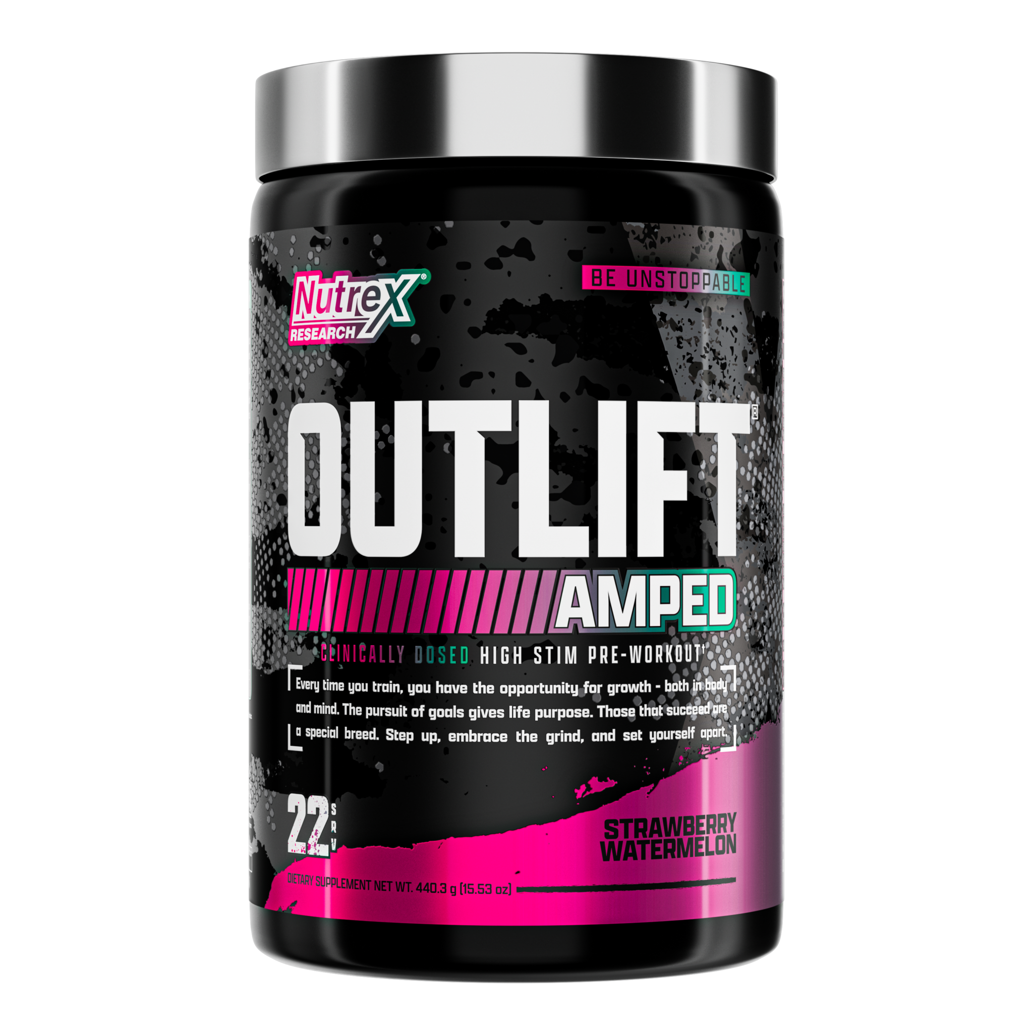 Outlift Amped - 440.3g Strawberry Watermelon