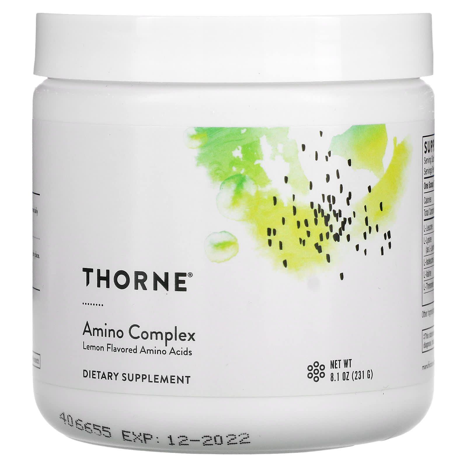 Амінокислотний комплекс, Thorne Research Amino Complex, 231 г (Лимон)
