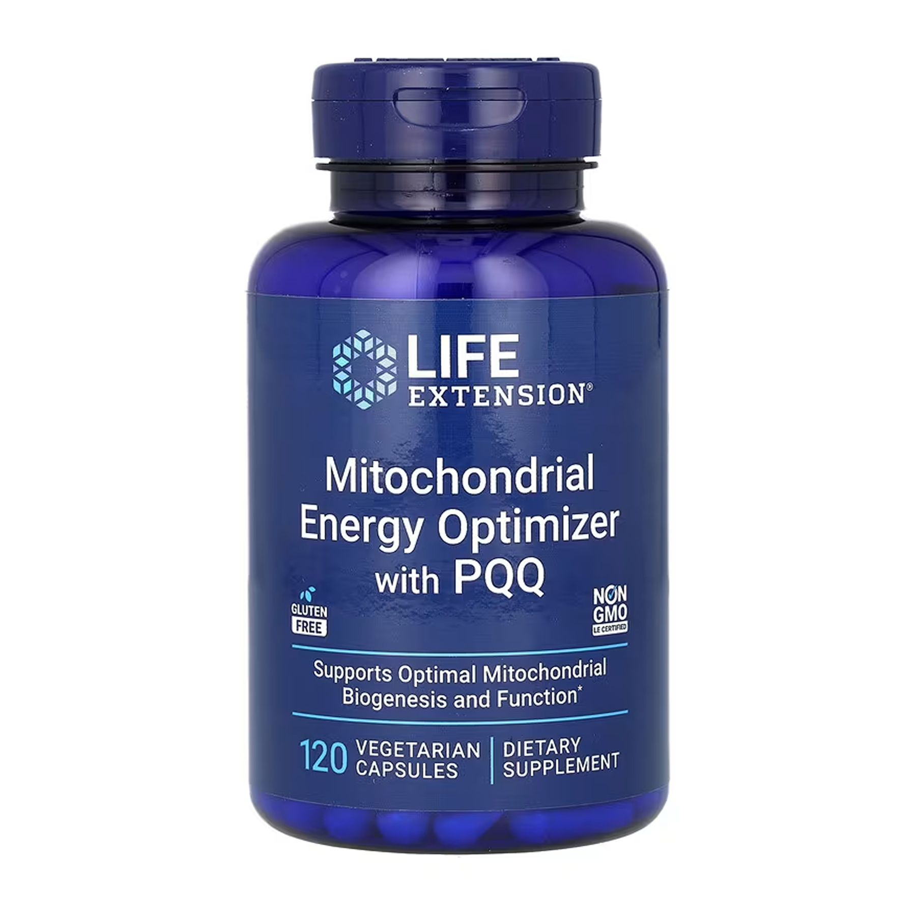 Оптимізатор мітохондріальної енергії з PQQ, Life Extension Mitochondrial Energy Optimizer with PQQ, 120 вегетаріанських капсул