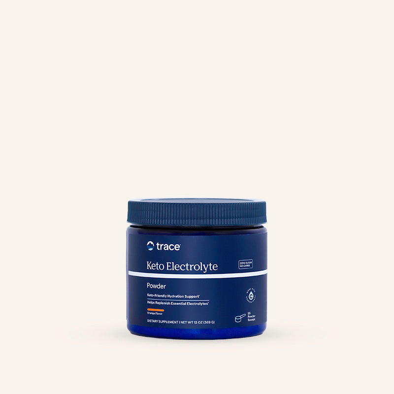 Електроліти для гідратації, Trace Minerals Research Keto Electrolyte Powder, 369 г (Апельсин)