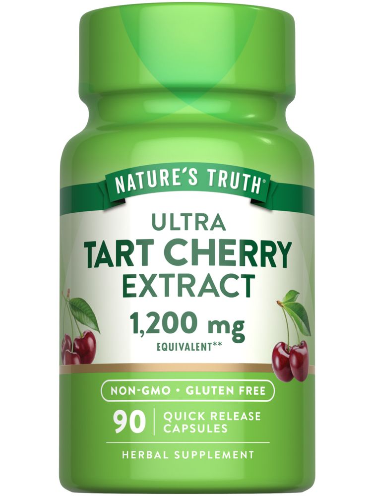 Терпка вишня, Ultra Tart Cherry Extract, Nature's Truth, екстракт, 1200 мг, 90 капсул швидкого вивільнення