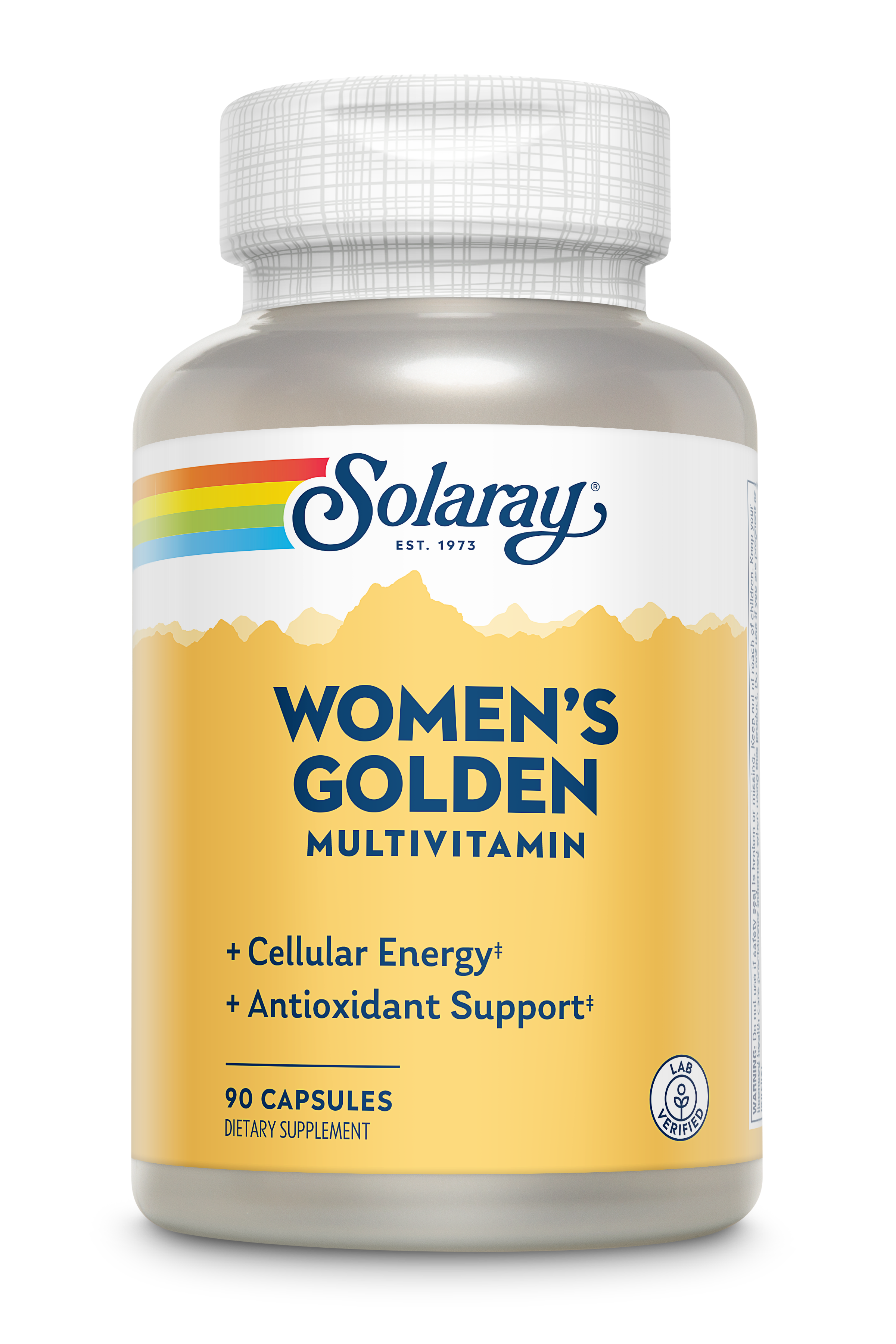 Мультивітаміни для жінок, Solaray Women's Golden Multi-Vitamin, 90 вегетаріанських капсул