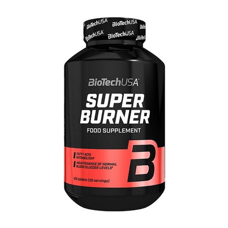 Жироспалювач, BioTech Super Burner, 120 таблеток