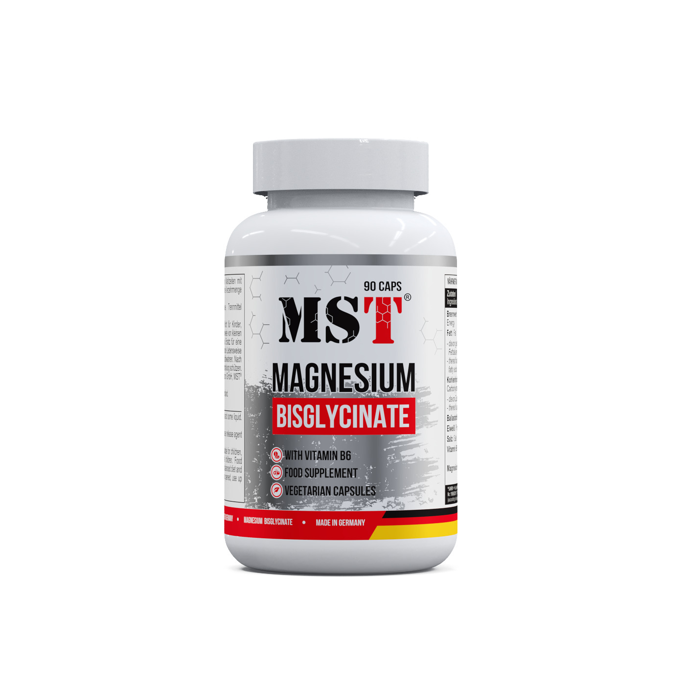 MST Magnesium Bisglycinate With Vitamin B6 (90 caps)