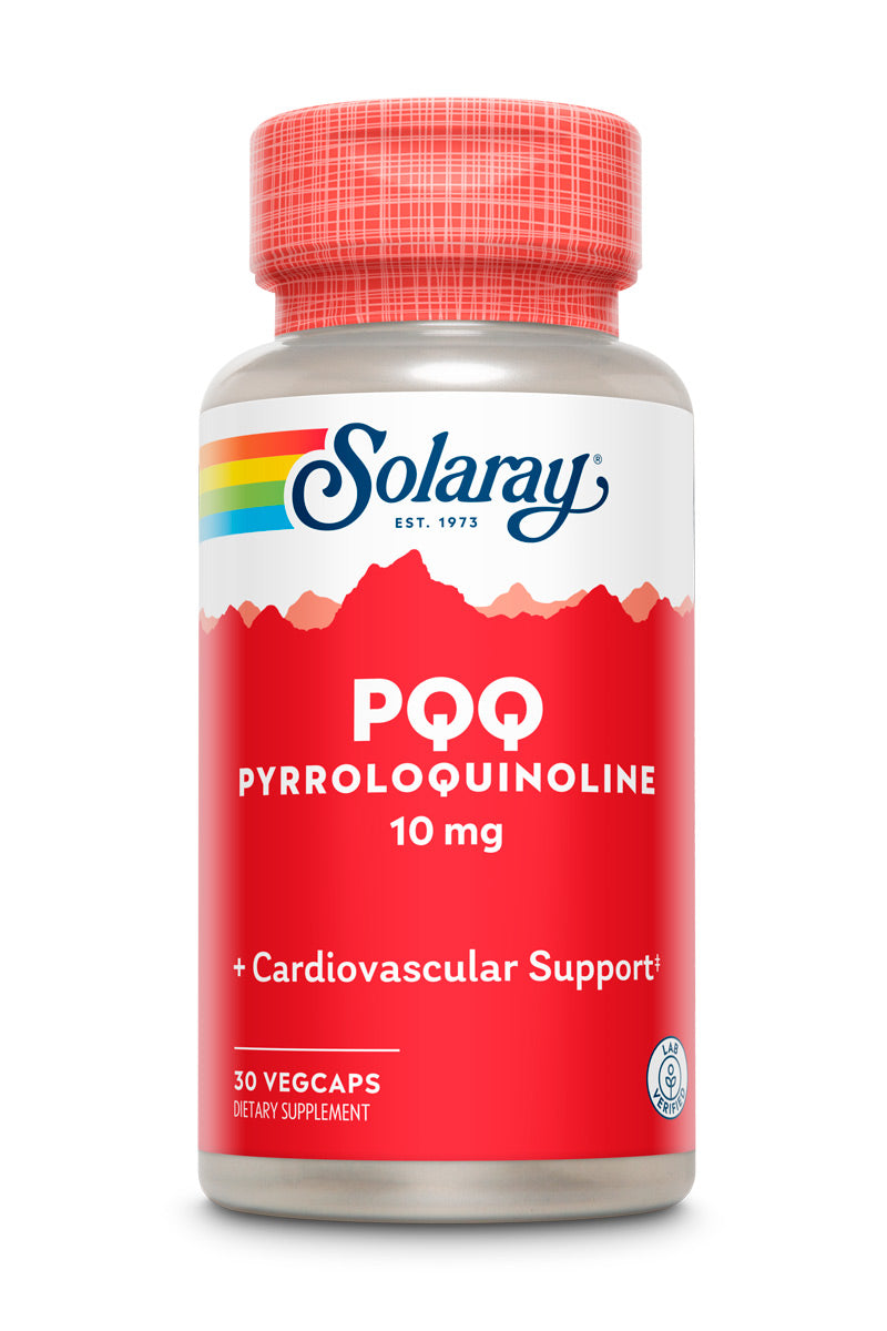 Пірролохінолін (PQQ), Solaray PQQ, 10 мг, 30 вегетаріанських капсул
