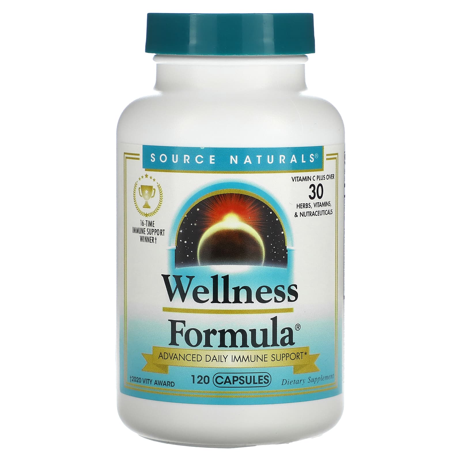 Імунна захисна формула, Source Naturals Wellness Formula, 120 вегетаріанських капсул