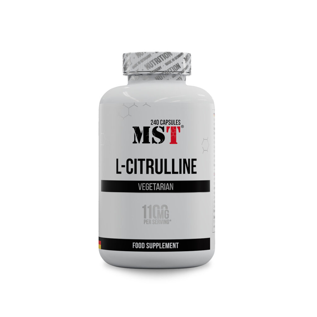 L-цитрулін, MST L-Citrulline 1100, 240 капсул