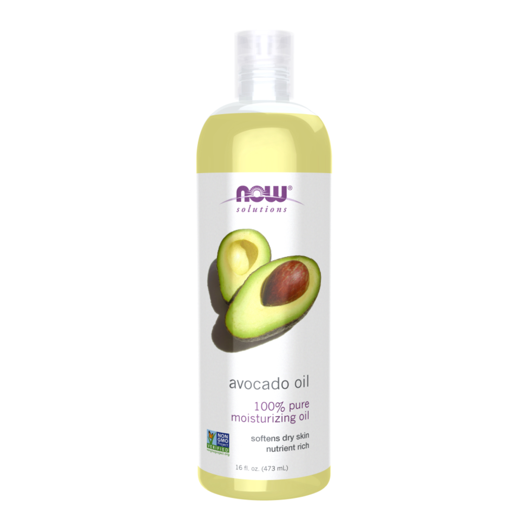 Олія авокадо, Now Foods Avocado Oil, 473 мл