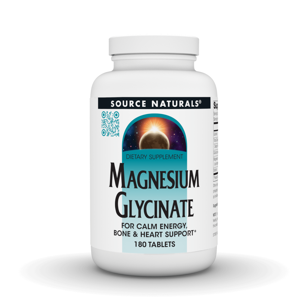 Source Naturals Magnesium Glycinate (180 tab)