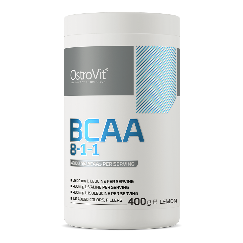 BCAA 8-1-1, OstroVit BCAA 8-1-1, 400 г (Лимон)