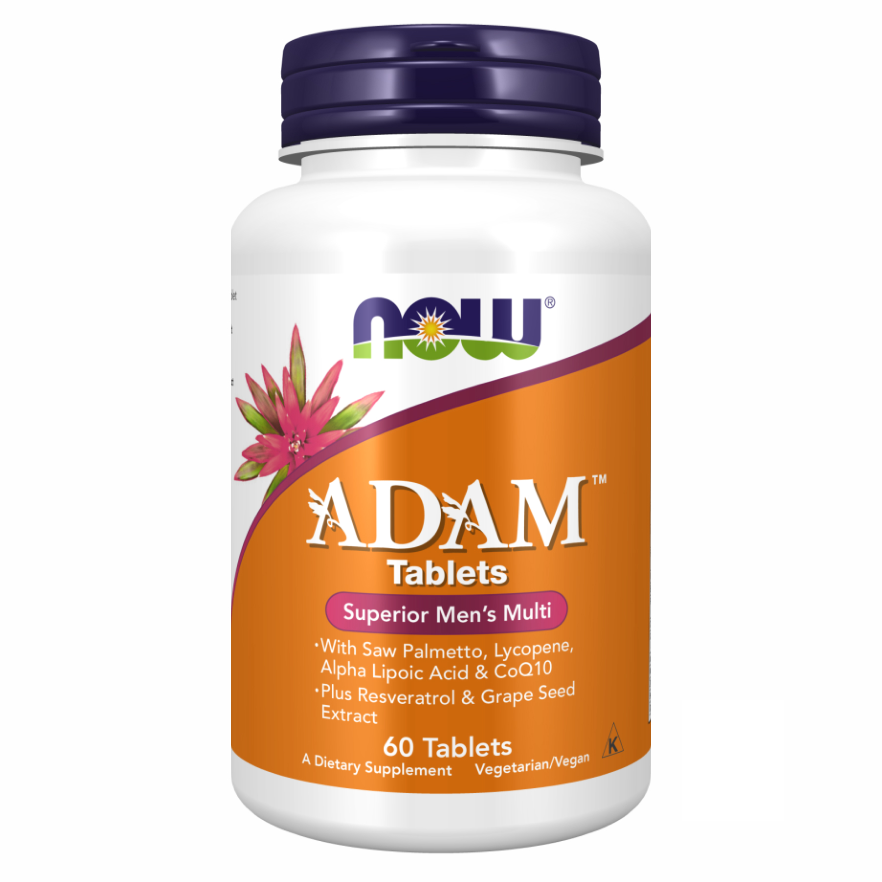 Мультивітаміни для чоловіків, Now Foods ADAM Superior Men's Multi, 60 таблеток