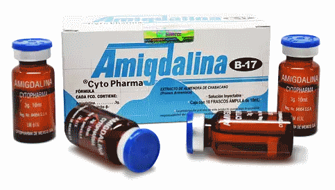 Вітамін B17 (амігдалін), Cyto Pharma Amygdalina Solucion Inyectable, 3000 мг, 10 ампул